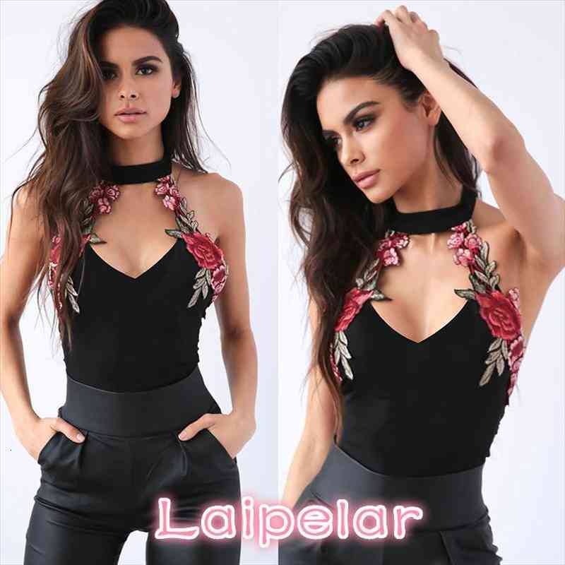 Sexy Bodysuits Women Floral Embroidered Lady Choker V-neck Party Leotard Bodysuit Jumpsuits Tops, Black;white
Sexy Bodysuits Women Floral Embroidered Lady Choker V-neck Party Leotard Bodysuit Jumpsuits Tops, Black;white