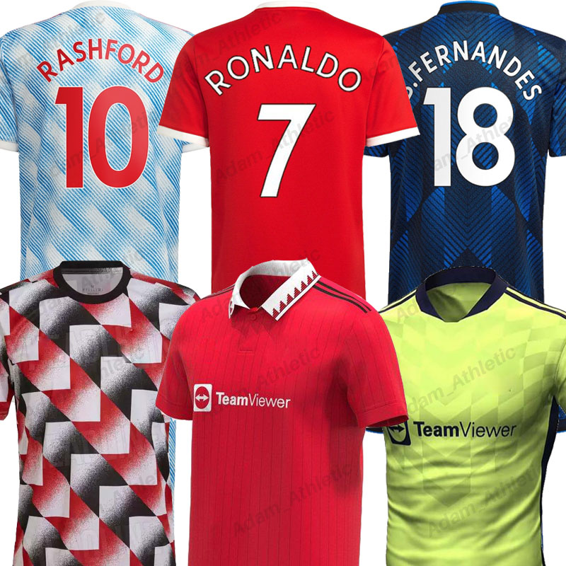 Man UTD Cristiano soccer jerseys player version 2022 RASHFORD B.FERNANDES SANCHO football shirts adult kids kit R.VARANE MAGUIRE POGBA CAVAN, Black;yellow
Man UTD Cristiano soccer jerseys player version 2022 RASHFORD B.FERNANDES SANCHO football shirts adult kids kit R.VARANE MAGUIRE POGBA CAVAN, Black;yellow