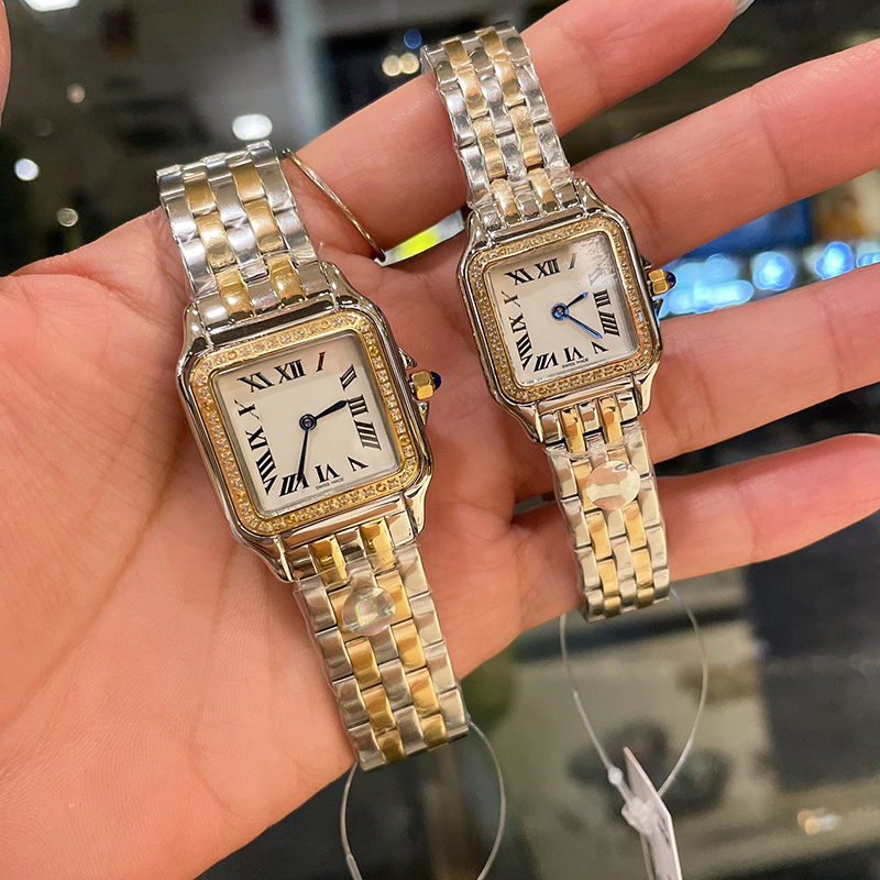 Top Men Watches Quartz Watch 27 or 22mm Diamond Bezel Waterproof Fashion Business Wristwatches Montre De Luxe Couple, Slivery;brown
Top Men Watches Quartz Watch 27 or 22mm Diamond Bezel Waterproof Fashion Business Wristwatches Montre De Luxe Couple, Slivery;brown