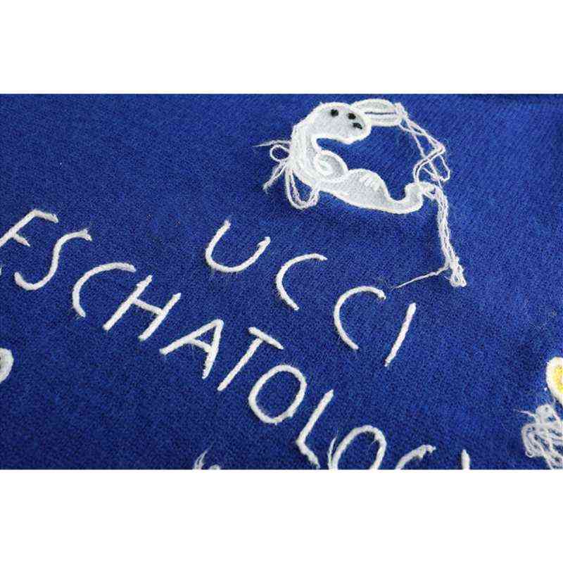 Women's Sweater Autumn Winter Korean Plus Size Fashion Pullover Knitted Baggy Oversized Animal Letter Embroidery Tops Sweater 211217