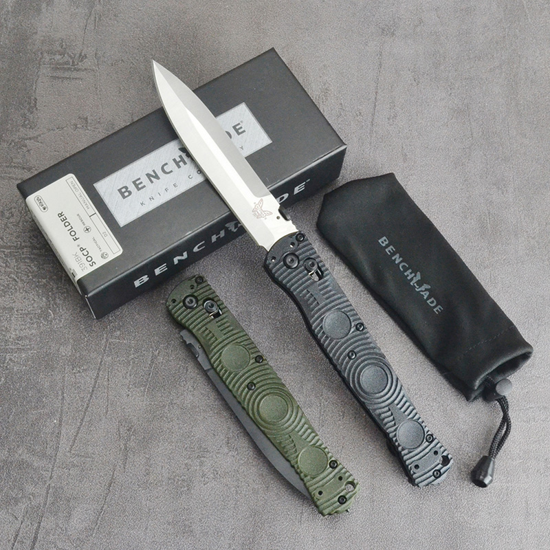 Benchmade BM391 AXIS Folding Tactical Knife CNC Finish D2 Steel High Hardness Sharp Blade Nylon Fiber Handle Gift Box Camping Hunting Tool
Benchmade BM391 AXIS Folding Tactical Knife CNC Finish D2 Steel High Hardness Sharp Blade Nylon Fiber Handle Gift Box Camping Hunting Tool