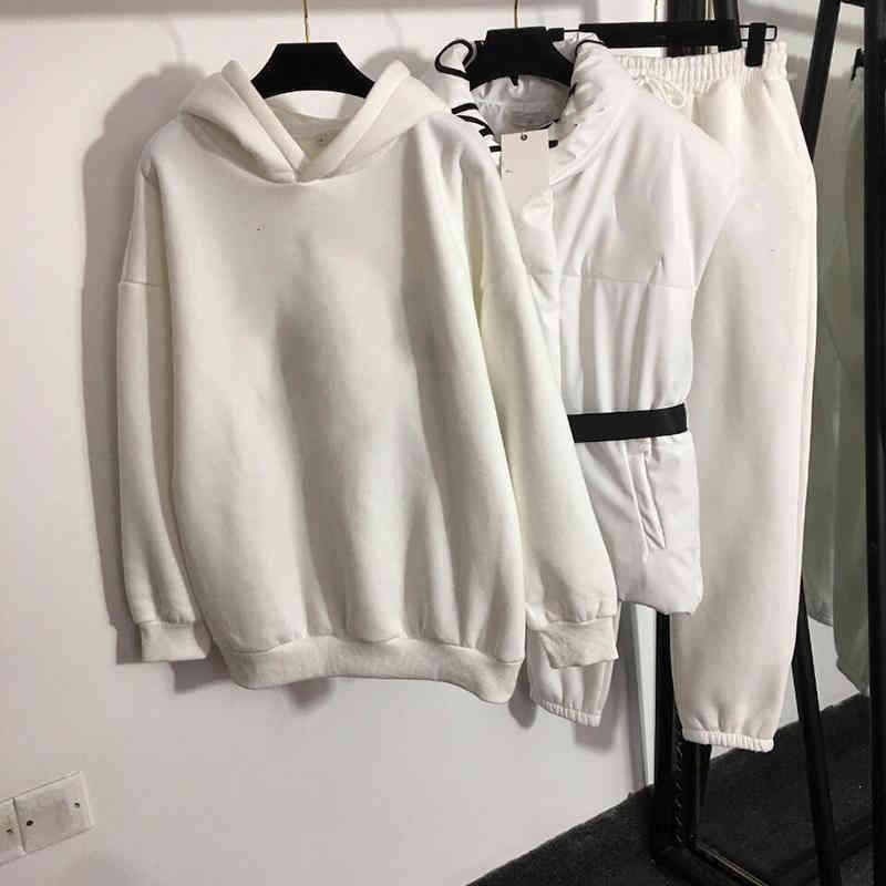 Women's Two Piece Pants Three Winter Warm Fashion Brand Suits Sets 3 Colors Personality Cotton Men Women Sport Coat Pant Set 1J06, 2# packaging bag
Women's Two Piece Pants Three Winter Warm Fashion Brand Suits Sets 3 Colors Personality Cotton Men Women Sport Coat Pant Set 1J06, 2# packaging bag