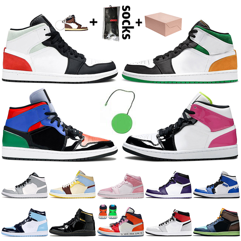 New With Jumpman 1 1s Women Mens Basketball Shoes High OG University Blue Mid Oakland Multi Patent Trainers Sneakers, #45 suede black white 36-46
New With Jumpman 1 1s Women Mens Basketball Shoes High OG University Blue Mid Oakland Multi Patent Trainers Sneakers, #45 suede black white 36-46