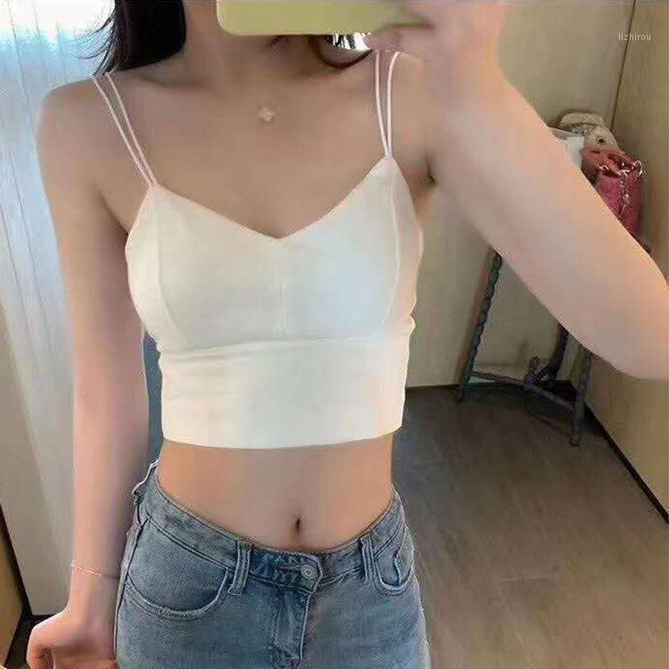 Summer Women Tank Crop Top Camisole Wireless Bras Tops Seamless Tube Comfortable Underwear Bustiers & Corsets, Black
Summer Women Tank Crop Top Camisole Wireless Bras Tops Seamless Tube Comfortable Underwear Bustiers & Corsets, Black