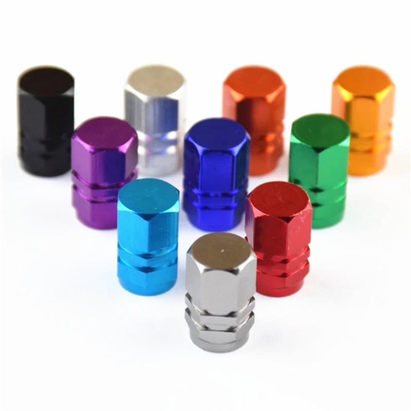 

10pcs Aluminum Alloy Car Wheel Tire Valve Caps Tyre Rim Stem Covers Airdust Waterproof For Automobiles Motorcycles Trucks Bikes