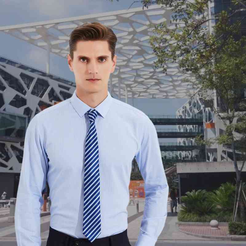 Lessel fiber 2020 men's and women's slim workplace business long sleeve shirt, White;black
Lessel fiber 2020 men's and women's slim workplace business long sleeve shirt, White;black