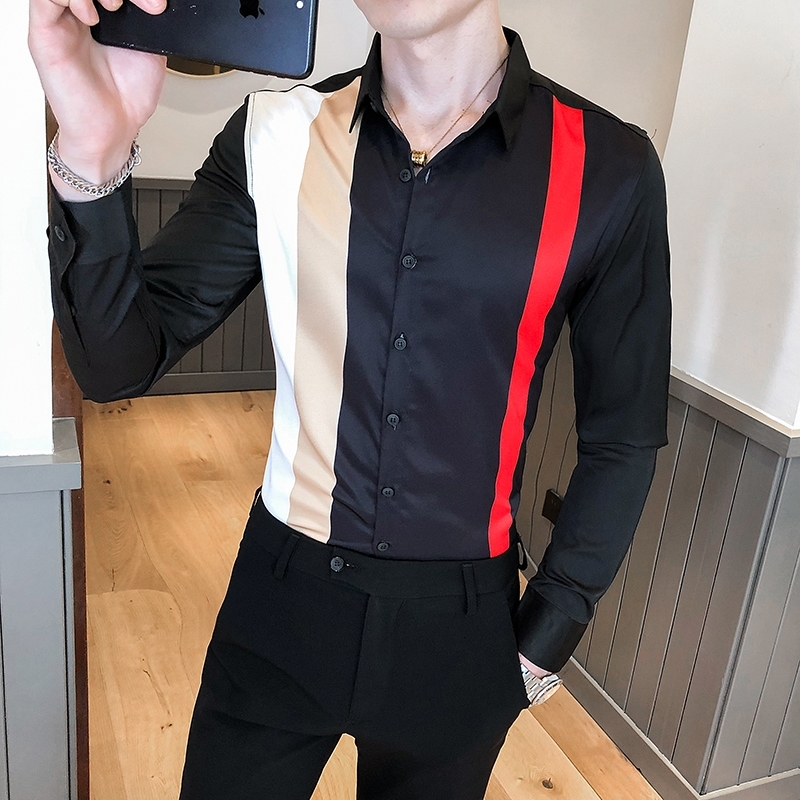 New Estilo Britnico Primavera Novo 2021 Manga Longa Camisas Listradas Dos Homens Casual Negcios Formal Wear Escritrio Blusa Homme 79hz, Black
New Estilo Britnico Primavera Novo 2021 Manga Longa Camisas Listradas Dos Homens Casual Negcios Formal Wear Escritrio Blusa Homme 79hz, Black