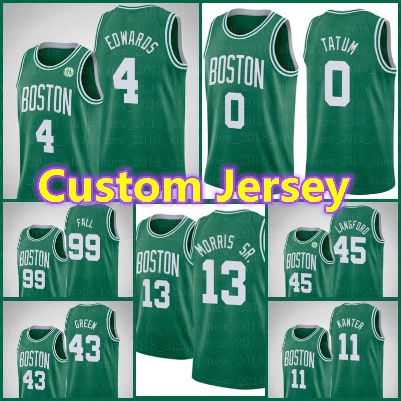 Custom Boston Celtics Jersey Tacko 99 Fall Jayson 0 Tatum Larry Jaylen Kevin Bird Brown Garnett Basketball Kevin 32 McHale ss, Black;red
Custom Boston Celtics Jersey Tacko 99 Fall Jayson 0 Tatum Larry Jaylen Kevin Bird Brown Garnett Basketball Kevin 32 McHale ss, Black;red