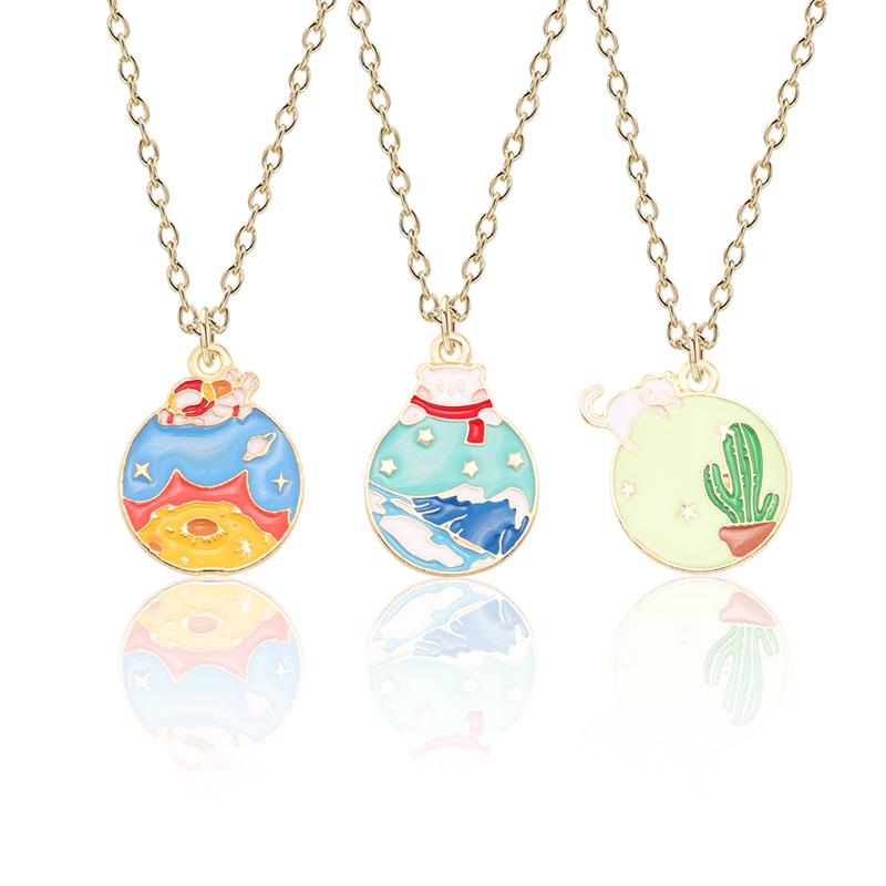 Chains Fashion Cartoon Girls Jewelry Creative Polar Bear Cactus Chokers Women Trend Color Metal Pendant Gifts Necklace 2021, Silver
Chains Fashion Cartoon Girls Jewelry Creative Polar Bear Cactus Chokers Women Trend Color Metal Pendant Gifts Necklace 2021, Silver