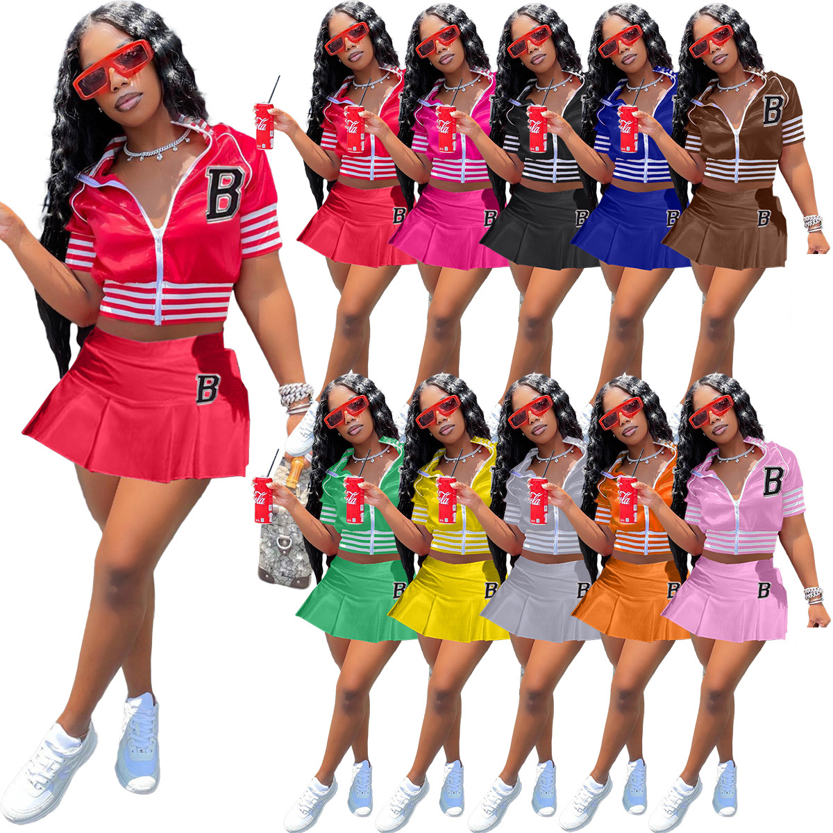 Summer Tracksuits Women Short Sleeve T-shirt Baseball Sets Yoga Sport Shorts 2 Piece Dress Outfits Gym Jogger Desinger Clothes Plus Size, S8332;s-xxl
Summer Tracksuits Women Short Sleeve T-shirt Baseball Sets Yoga Sport Shorts 2 Piece Dress Outfits Gym Jogger Desinger Clothes Plus Size, S8332;s-xxl