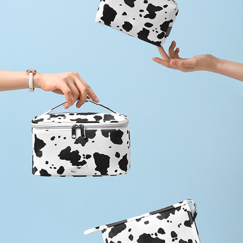 Storage Bags Portable Cosmetics Bag Cow Printed Makeup For Girls Women Two-way Zipper Pouch Travel Accessories Essentials FBS889
Storage Bags Portable Cosmetics Bag Cow Printed Makeup For Girls Women Two-way Zipper Pouch Travel Accessories Essentials FBS889