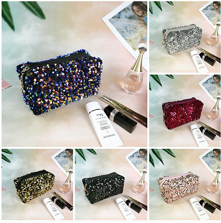 Women Cosmetic Bag Magic Sequins Coin Purse Travel Storage Color Changing Makeup Bags DIY Reversible Girls Handbag Glitter Pencil Case, As picture show
Women Cosmetic Bag Magic Sequins Coin Purse Travel Storage Color Changing Makeup Bags DIY Reversible Girls Handbag Glitter Pencil Case, As picture show