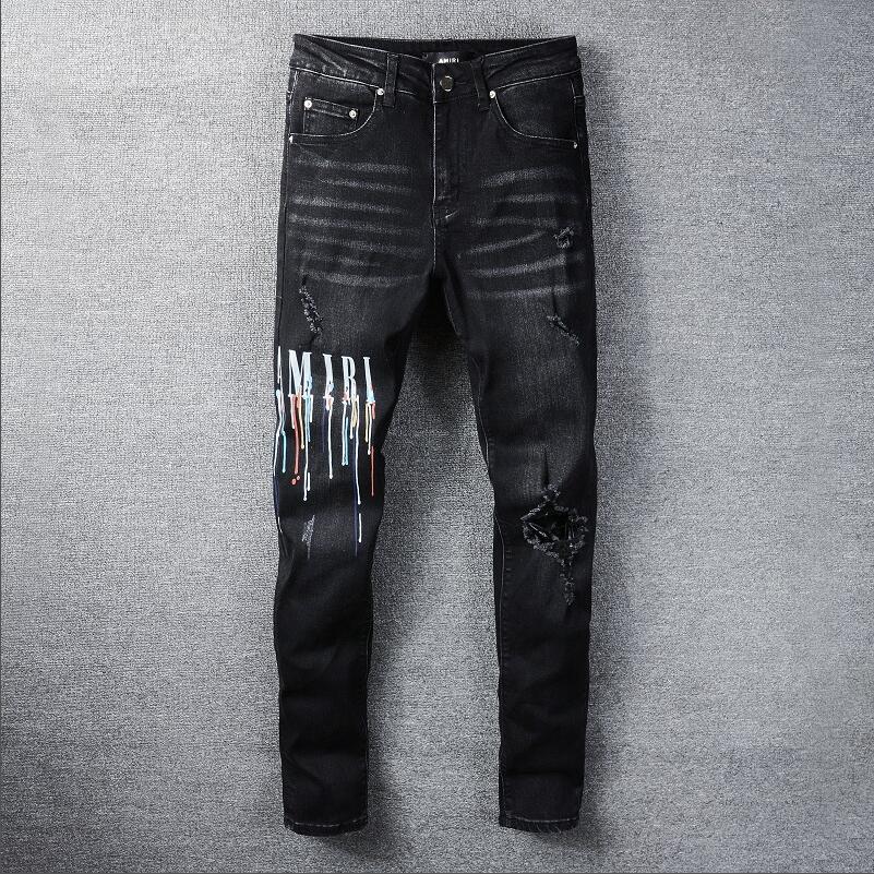 Elastics Mens Designer Jeans Star High Distressed Ripped Slim Fit Motorcycle Biker Denim For Men s Fashion Black Pants#030 6RPA
Elastics Mens Designer Jeans Star High Distressed Ripped Slim Fit Motorcycle Biker Denim For Men s Fashion Black Pants#030 6RPA
