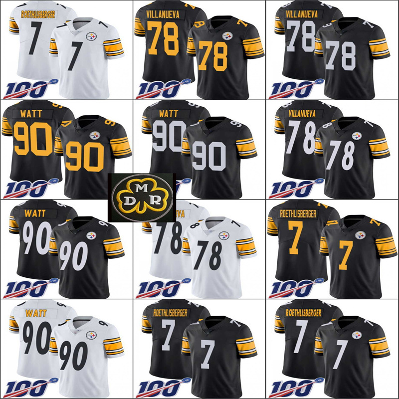 PittsburghSteelersJersey Men's Stitched #78 Alejandro Villanueva 90 T. J. Watt 7 Ben Roethlisberger Women Youth 100th Jersey, Black;red
PittsburghSteelersJersey Men's Stitched #78 Alejandro Villanueva 90 T. J. Watt 7 Ben Roethlisberger Women Youth 100th Jersey, Black;red