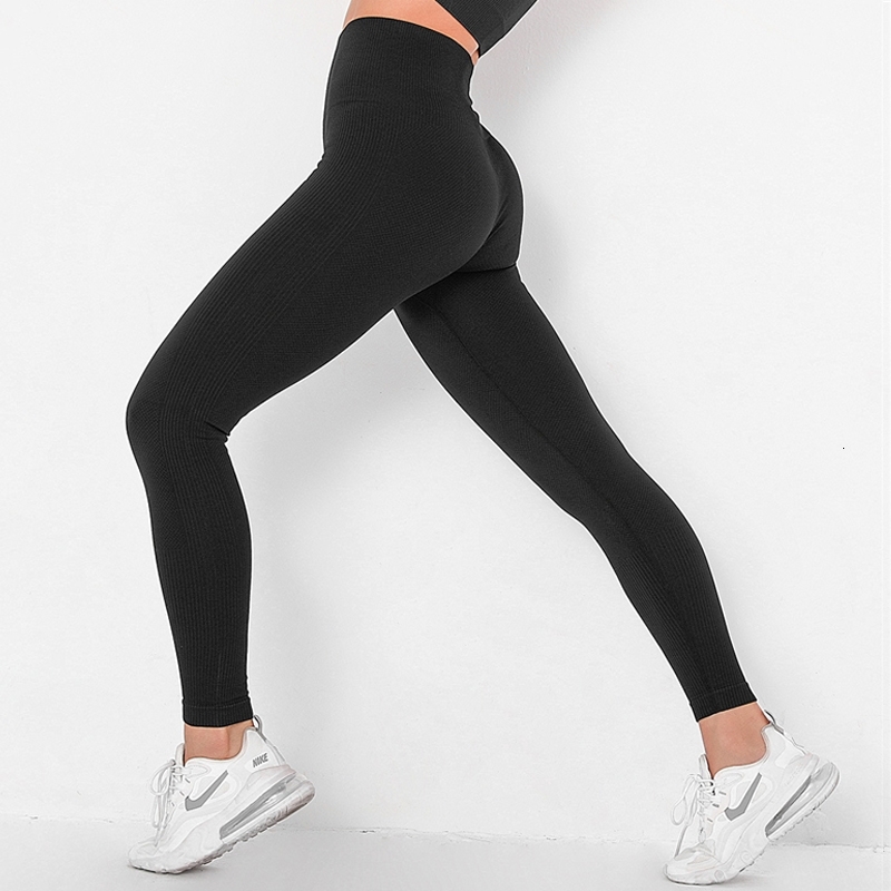 Women's Leggings Seamless Women Sexy Fitness Yoga Pants Solid Sports Tight Leggins Sportswear Gym Workout High Waist Running Thght
