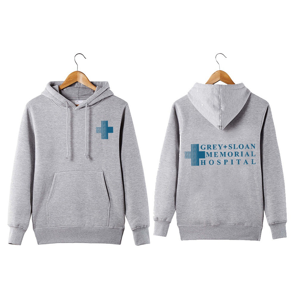 Grey Sloan Memorial Hospital Hoodie Meredith Grey Derek Shepherd Grey's Hoodie Grey's Anatomy Pullover Hoodie Sweatershirt 201201