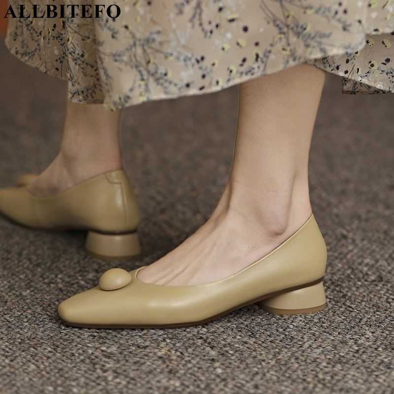 ALLBITEFO high quality genuine leather thick heels office ladies shoes brand high heels women heels shoes high heel shoes 210611, As picture
ALLBITEFO high quality genuine leather thick heels office ladies shoes brand high heels women heels shoes high heel shoes 210611, As picture