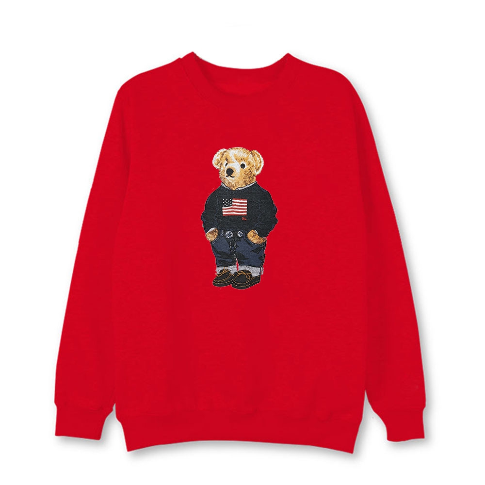 bear new pullover plush long-sleeved POLOS shirt T-shirt cartoon bear loose round neck printing bear 6QG2, 259
bear new pullover plush long-sleeved POLOS shirt T-shirt cartoon bear loose round neck printing bear 6QG2, 259