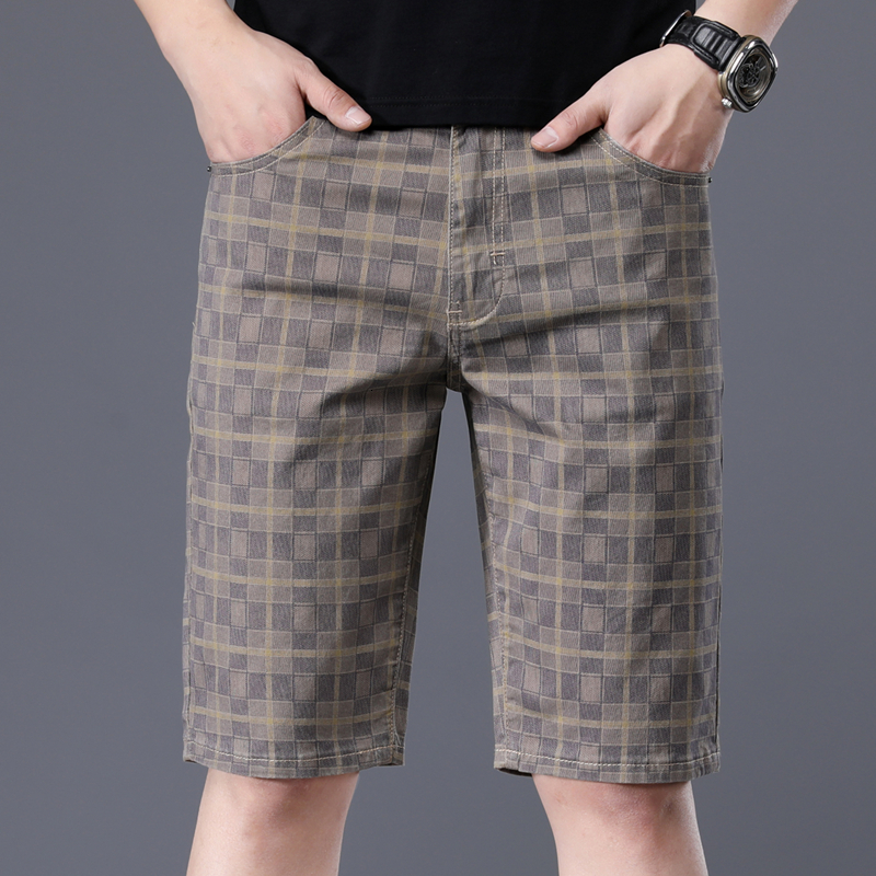 2021 Summer New Men's Casual Plaid Shorts Stretch Cotton Fashion Business Short Pants Homewear Striped Arrow Panties 3djy, Black
2021 Summer New Men's Casual Plaid Shorts Stretch Cotton Fashion Business Short Pants Homewear Striped Arrow Panties 3djy, Black