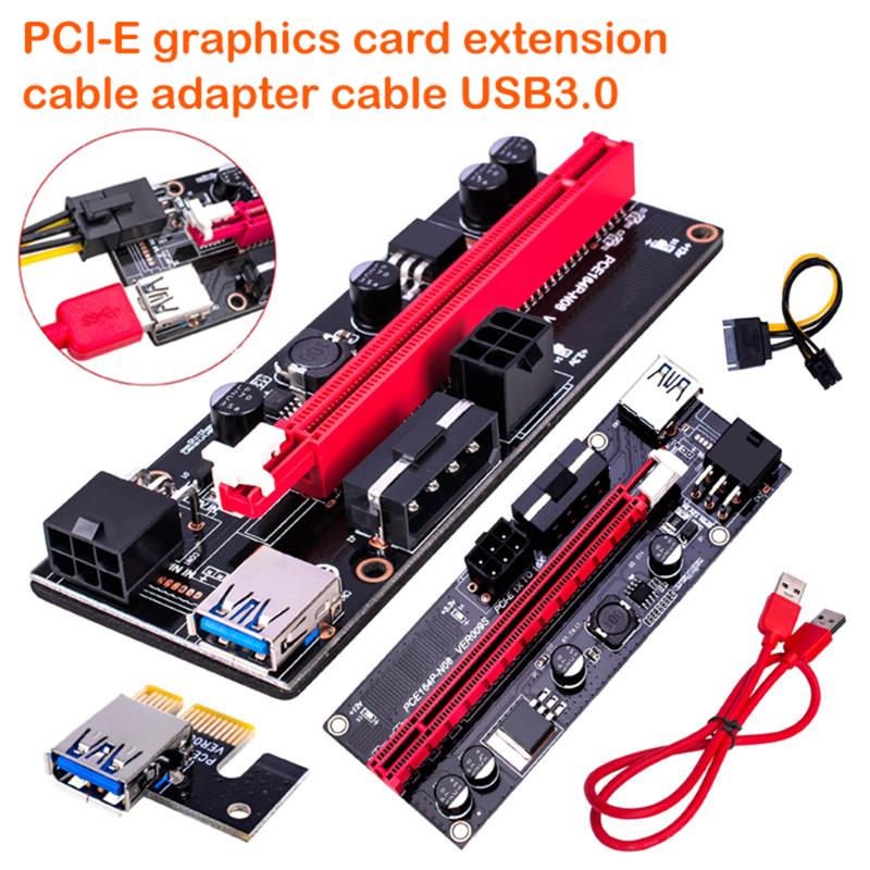 PCI-E Riser 009S 16X Extender USB 3.0 Graphics Card Dedicated PCIE Extension Cable Adapter @M23 Computer Cables & Connectors
PCI-E Riser 009S 16X Extender USB 3.0 Graphics Card Dedicated PCIE Extension Cable Adapter @M23 Computer Cables & Connectors