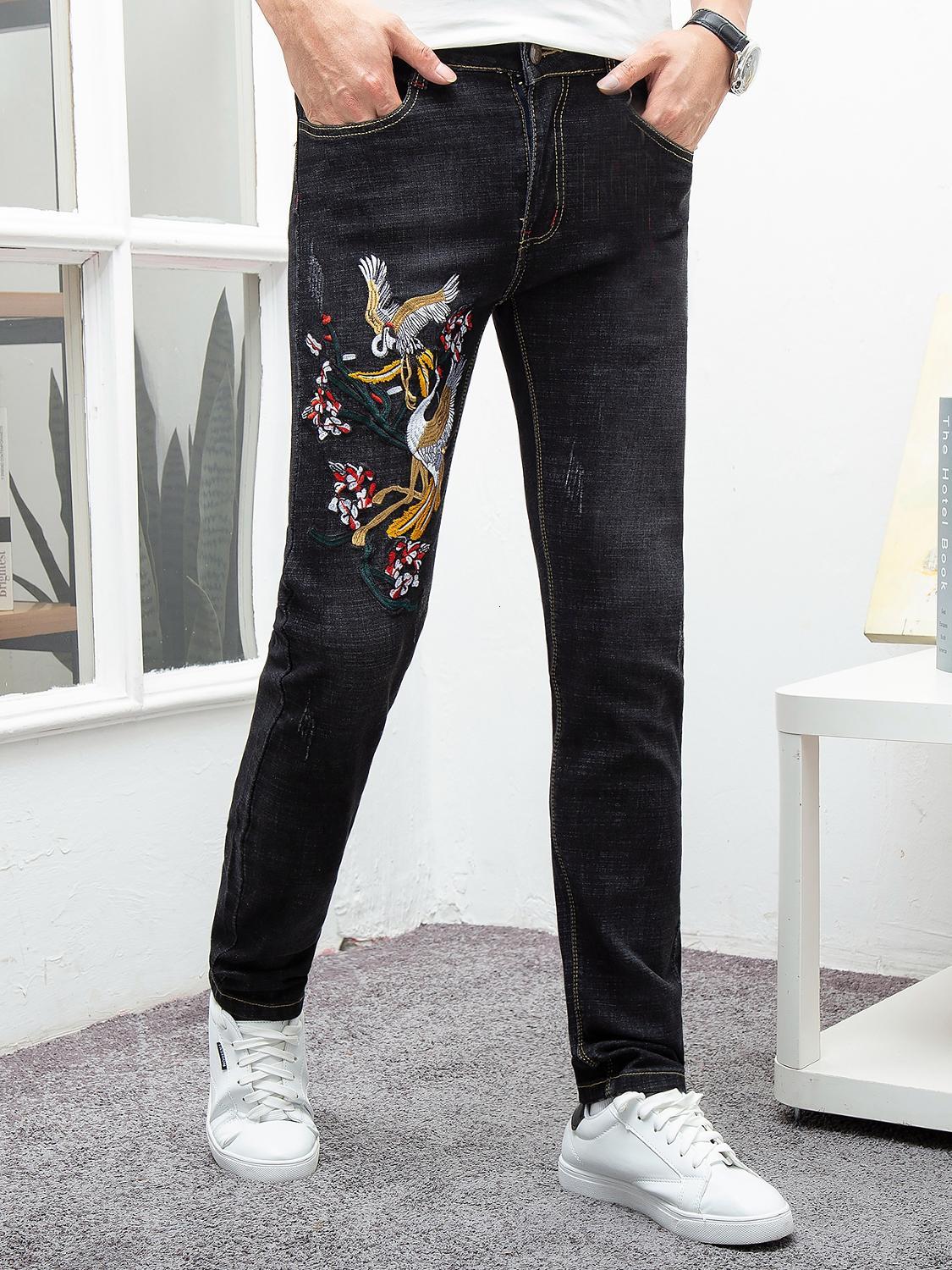2021 New Spring Brand Fashion Distressed Men Long Trousers Embroidered Cotton Classic Straight Jeans Plus Size Black Amw4
2021 New Spring Brand Fashion Distressed Men Long Trousers Embroidered Cotton Classic Straight Jeans Plus Size Black Amw4