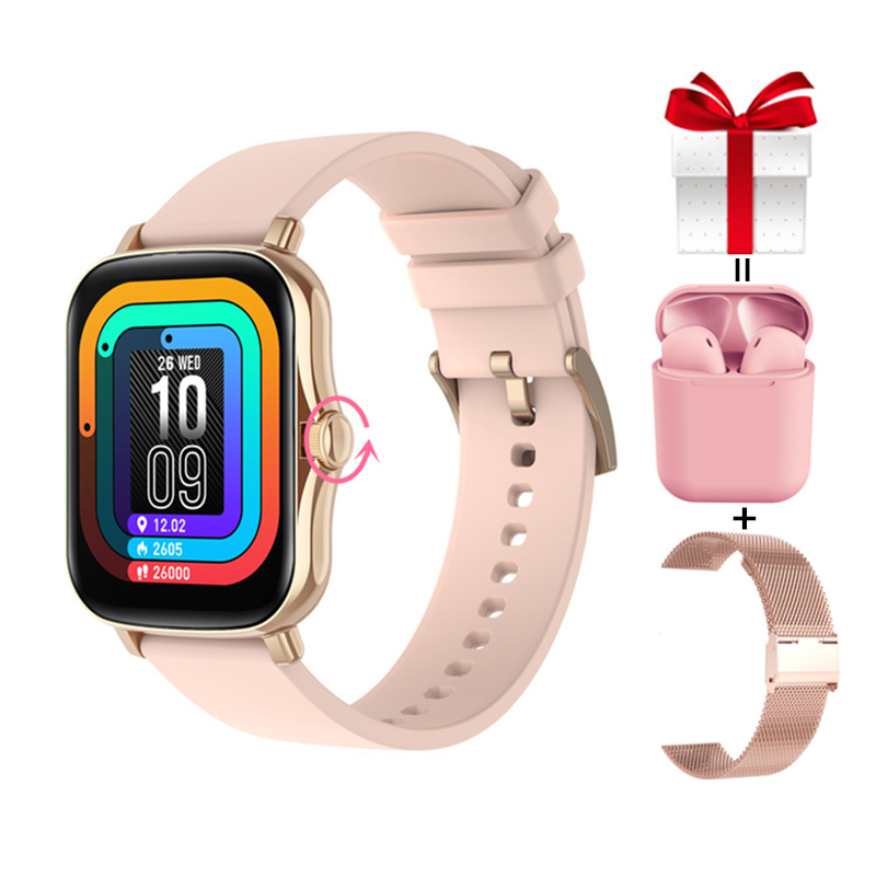 Sports Smart Watch Men 2021 Waterproof IP67 Fitness Tracker Smartwatch Women Knob Rotation For IOS Android VS GTS 2 P8 Plusg 
Sports Smart Watch Men 2021 Waterproof IP67 Fitness Tracker Smartwatch Women Knob Rotation For IOS Android VS GTS 2 P8 Plusg