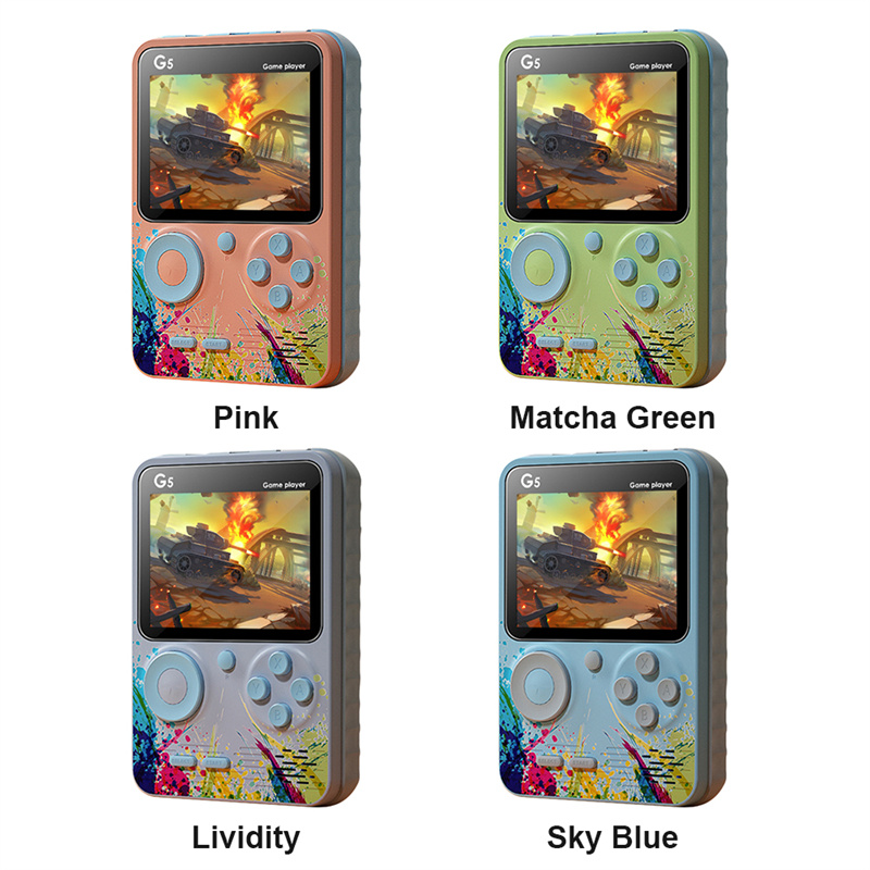 MINI Portable Retro Video Gaming G5 Handheld Players Nostalgic host Boy 3.0 Inch Classic Screen Game Player can store 500 Games
MINI Portable Retro Video Gaming G5 Handheld Players Nostalgic host Boy 3.0 Inch Classic Screen Game Player can store 500 Games