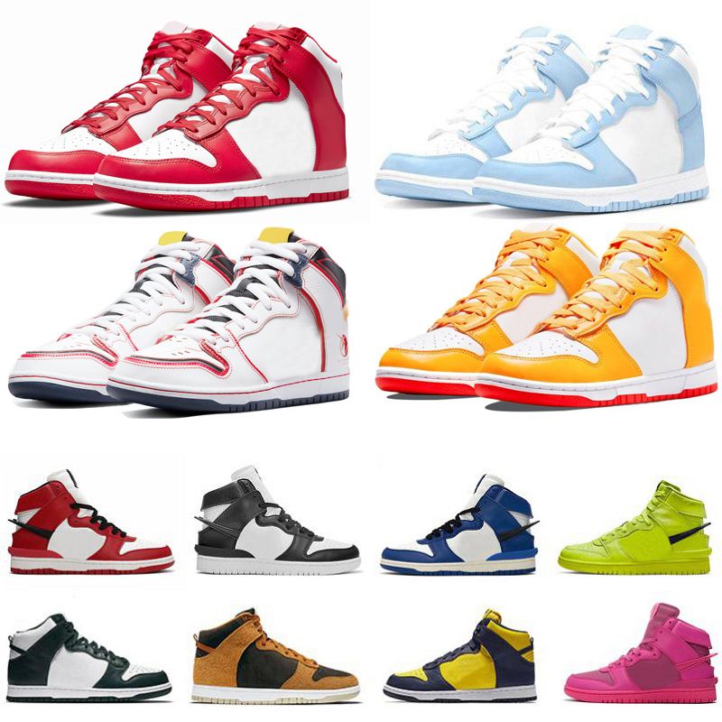 Designer SB Dunks High mens Running Shoes Syracuse University Red Aluminum White Black Sulfur Ambush Lime Premier Chicago Royal men women trainers sports sneakers, Pay for box
Designer SB Dunks High mens Running Shoes Syracuse University Red Aluminum White Black Sulfur Ambush Lime Premier Chicago Royal men women trainers sports sneakers, Pay for box