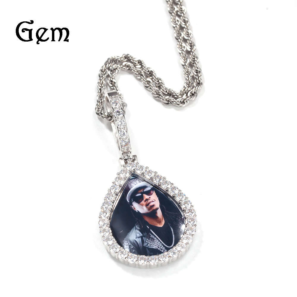 Gumeng jewelry photo water drop shape Lovers Necklace hip hop photo memory photo frame Pendant Necklace
Gumeng jewelry photo water drop shape Lovers Necklace hip hop photo memory photo frame Pendant Necklace