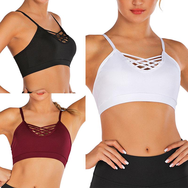 Womens Yoga Sports Running Bra Back Hollow Crop Top Vest Stretch Bras with Removable Pads LDF668, Black
Womens Yoga Sports Running Bra Back Hollow Crop Top Vest Stretch Bras with Removable Pads LDF668, Black