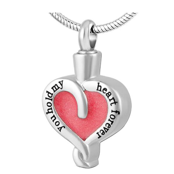 Pendant Necklaces "You Hold My Heart Forever" Personalized Necklace Ash Keepsake Human Mini Locket Cremation Jewelry For Women, Silver
Pendant Necklaces "You Hold My Heart Forever" Personalized Necklace Ash Keepsake Human Mini Locket Cremation Jewelry For Women, Silver
