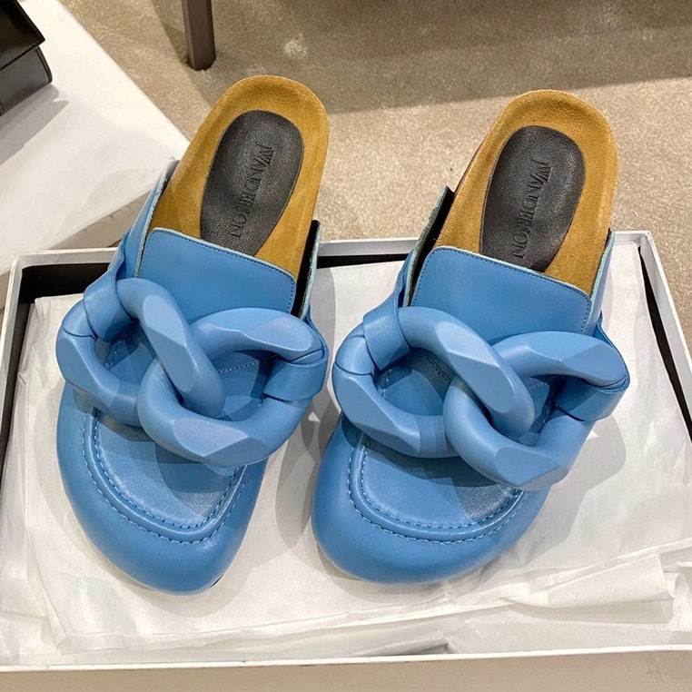 Brand New JA London Women Suede Loafer Mules Casual Booties Wood Flat Heel Slides Big Chain Slippers Genuine Leather Luxurys Designers Shoes, Sky blue
Brand New JA London Women Suede Loafer Mules Casual Booties Wood Flat Heel Slides Big Chain Slippers Genuine Leather Luxurys Designers Shoes, Sky blue