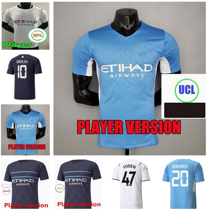 player version 21 22 Manchester soccer jerseys man 2021 2022 City STERLING football shirt KUN AGUERO DE BRUYNE GESUS BERNARDO MAHREZ RODRIGO, Wine red
player version 21 22 Manchester soccer jerseys man 2021 2022 City STERLING football shirt KUN AGUERO DE BRUYNE GESUS BERNARDO MAHREZ RODRIGO, Wine red