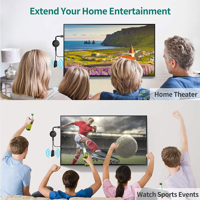 G38 Mirroring Cable Adapter 4K 1080P Wireless WiFi Display Dongle Receiver compatible TV Stick DLNA Miracast AnyCast Airplay HD2688496