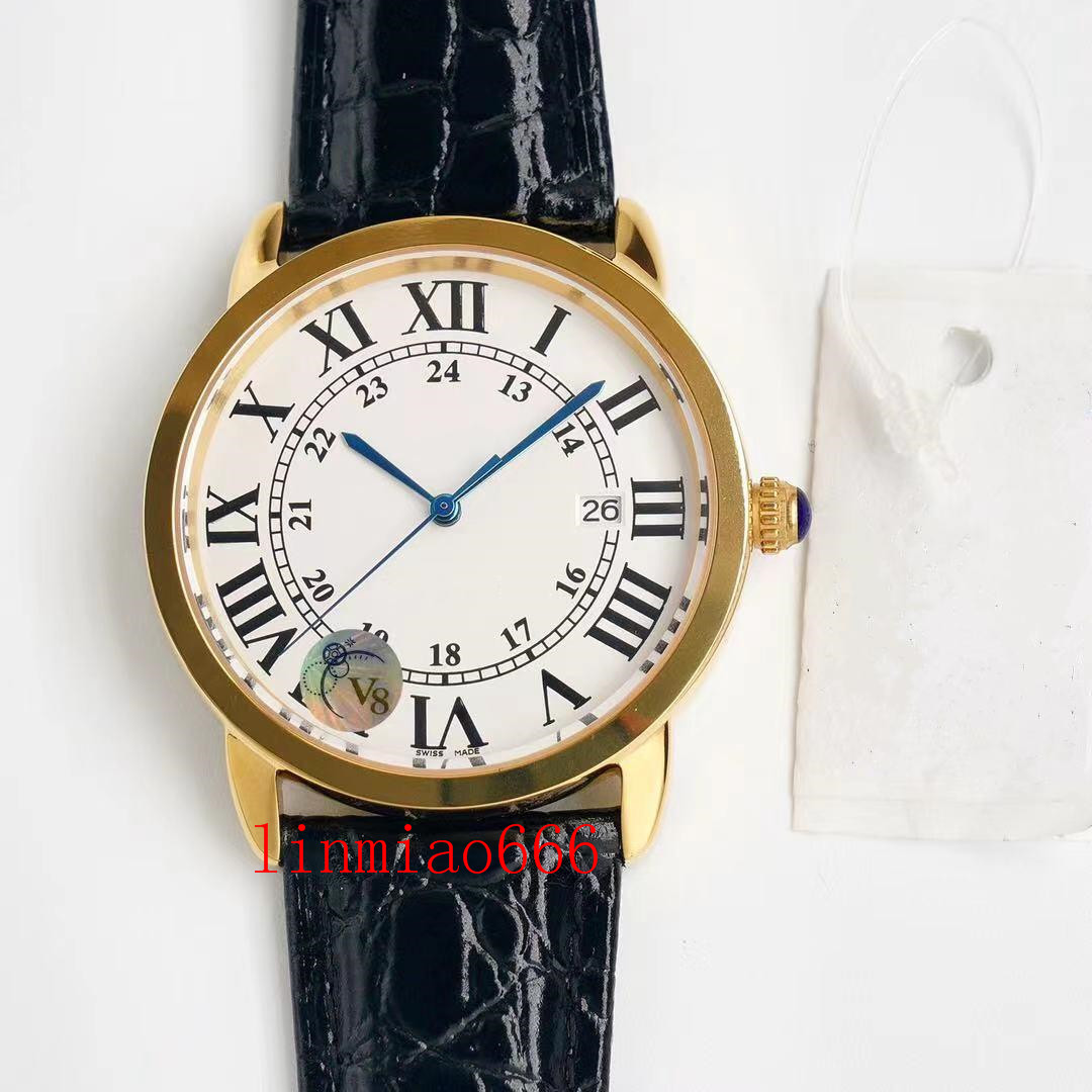 men's 1904mc automatic mechanical watch 34mm waterproof double-sided sapphire crystal glass crocodile pattern leather strap v8 factory, Slivery;brown
men's 1904mc automatic mechanical watch 34mm waterproof double-sided sapphire crystal glass crocodile pattern leather strap v8 factory, Slivery;brown