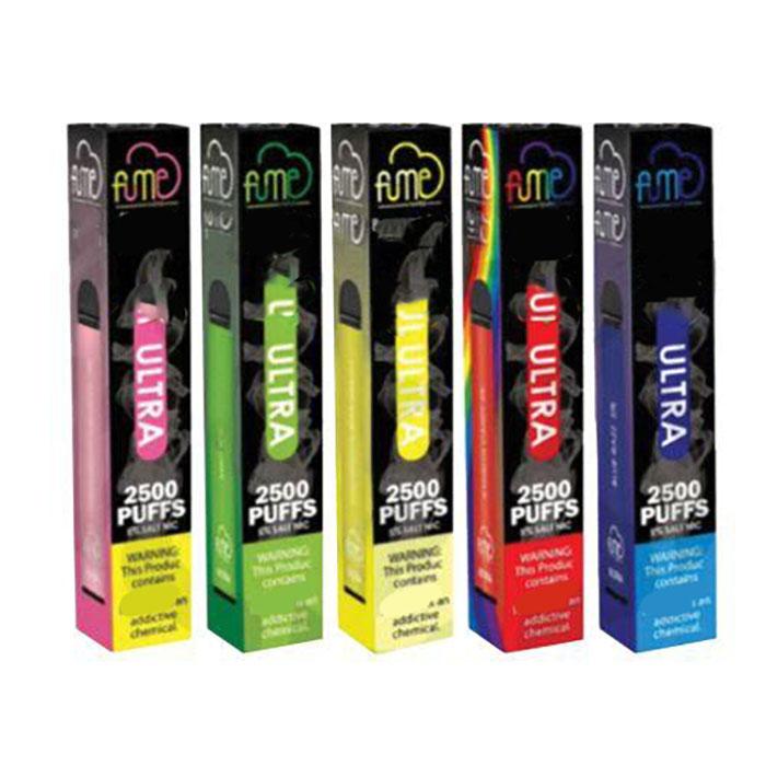Fumed Extra ULTRA Disposable Vape Pen Electronic Cigarettes Kit 850mAh Battery 1500 2500 Puffs Pre-Filled high quality Original vapors wholesale
Fumed Extra ULTRA Disposable Vape Pen Electronic Cigarettes Kit 850mAh Battery 1500 2500 Puffs Pre-Filled high quality Original vapors wholesale