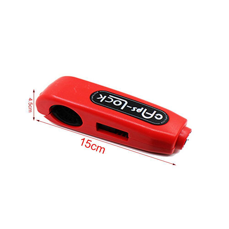 Motorcycle Locks Handlebar Protection Safety Locking Brake Throttle Grip Anti Theft For Battery Car Scooter Motobike Grips Caps Lock Universal