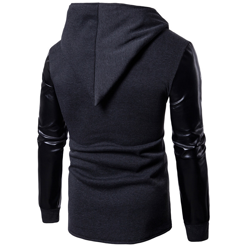 Hoodeds MOOWNUC Autumn Hoodies Hombre Casual Streetwears Long Men's Clothes Solid Hats Fashion Street dress 201020