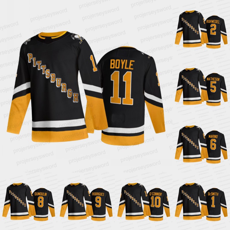 2021-22 Third Black Jersey Bryan Rust Jason Zucker Zach Aston-Reese Sam Lafferty Brian Boyle Drew O'Connor Evan Rodrigues Brian Dumoulin John Marino Casey DeSmith, 16 jason zucker
2021-22 Third Black Jersey Bryan Rust Jason Zucker Zach Aston-Reese Sam Lafferty Brian Boyle Drew O'Connor Evan Rodrigues Brian Dumoulin John Marino Casey DeSmith, 16 jason zucker