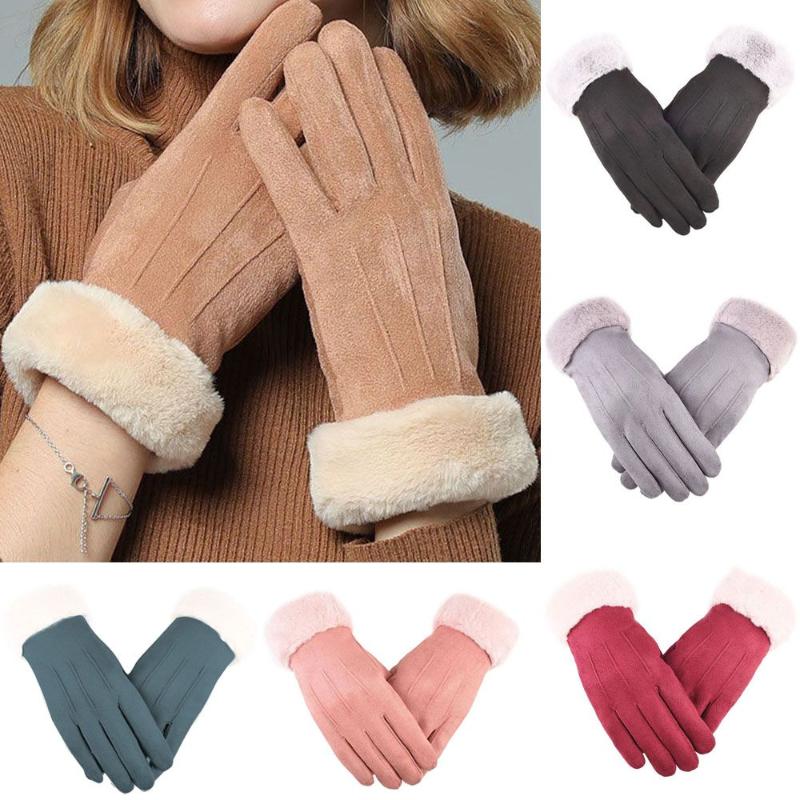 Five Fingers Gloves Cute Female Touch Screen Outdoor Sport Full Finger Mittens Women Thick Plush Furry Warm Mitts
Five Fingers Gloves Cute Female Touch Screen Outdoor Sport Full Finger Mittens Women Thick Plush Furry Warm Mitts