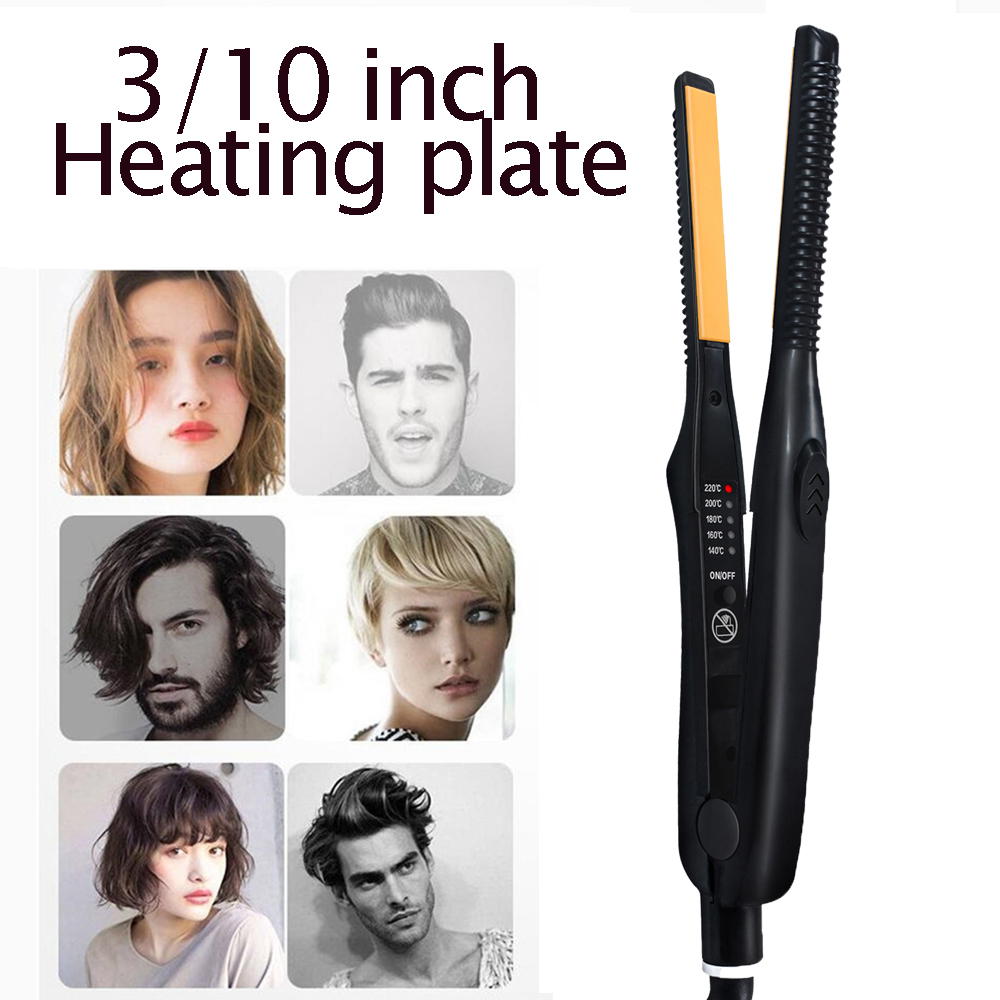 2 In 1 Hair Straightener Curler Short Hair Mini Hair Straightening Small Flat Iron Men Beard Straightening Thinnest Wool Curls
2 In 1 Hair Straightener Curler Short Hair Mini Hair Straightening Small Flat Iron Men Beard Straightening Thinnest Wool Curls