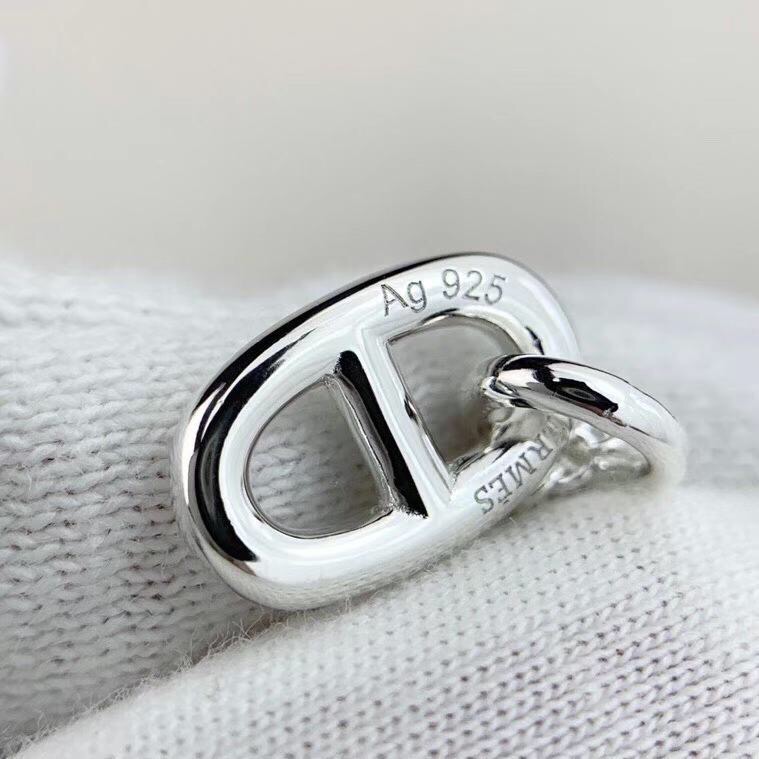 S925 silver pendant necklace with hollow design in platinum color for women and mother party jewelry gift have box stamp PS3179