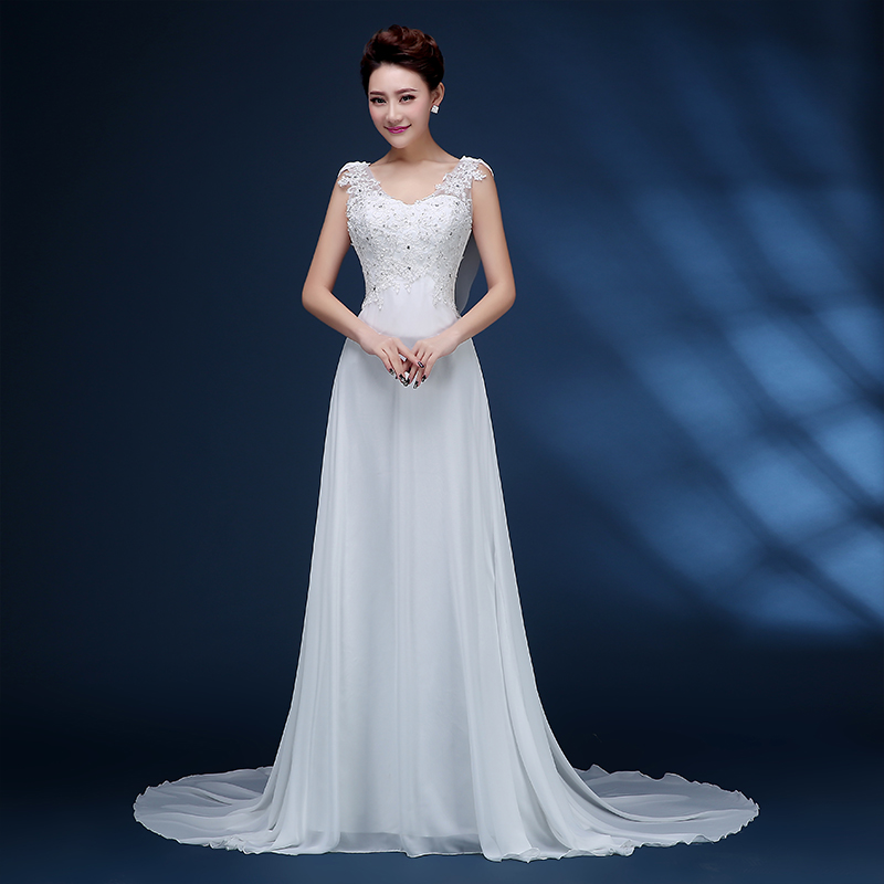 ZJ9054 2021 High Quality White Ivory Wedding Dresses Bridal Dress Plus Size Maxi For Women
