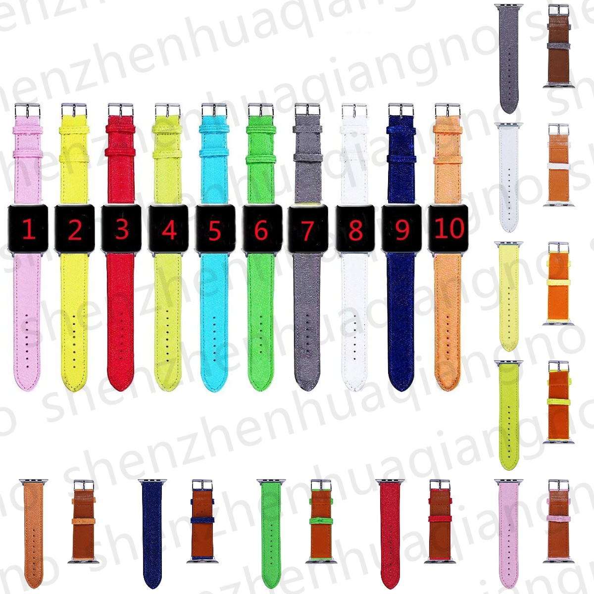Watch Bands leather Sport Strap For Apple Watch Series 7 1 2 3 4 5 6 SE 41mm 45mm 38mm 44mm Link Chain Luxury Designer Fashion Color Wristband Women Men Black Friday Gift
Watch Bands leather Sport Strap For Apple Watch Series 7 1 2 3 4 5 6 SE 41mm 45mm 38mm 44mm Link Chain Luxury Designer Fashion Color Wristband Women Men Black Friday Gift