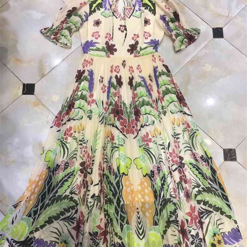 Truevoker Lady Runway Fashion Designer Holiday Dres Short Sleeve Totem Print Draped Midi Long Resort Robe Mujer Vestido 210602, Multi
Truevoker Lady Runway Fashion Designer Holiday Dres Short Sleeve Totem Print Draped Midi Long Resort Robe Mujer Vestido 210602, Multi