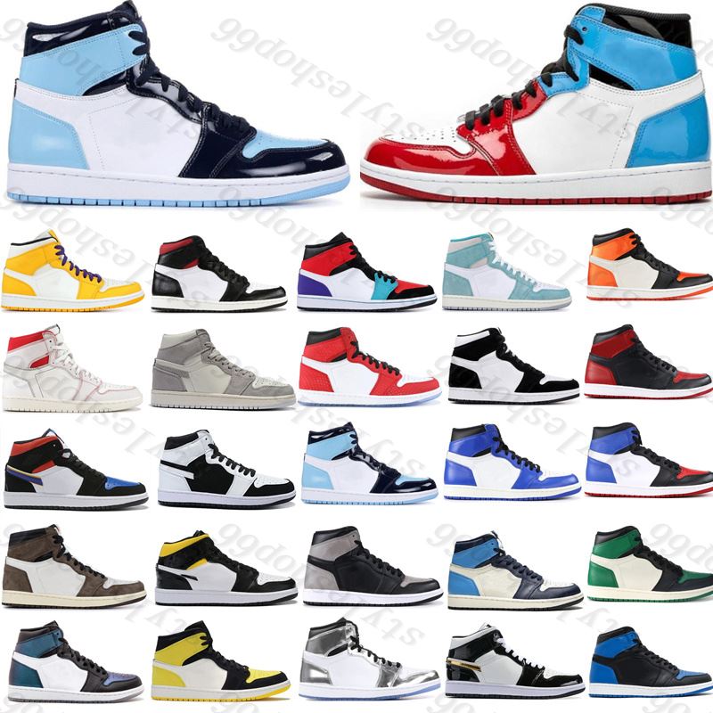 2021 new Jumpman 1s TWIST Basketball Shoes High Dark Men Women Mid Barely Orange Obsidian Fearless Trainers Sneakers 36-47, Box