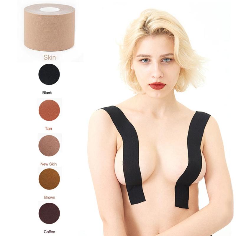 Elbow & Knee Pads Boob Tape Breast Lift Up Invisible Bra Tape, Push Sexy Backless Strapless Pasties, Grade от DHgate WW