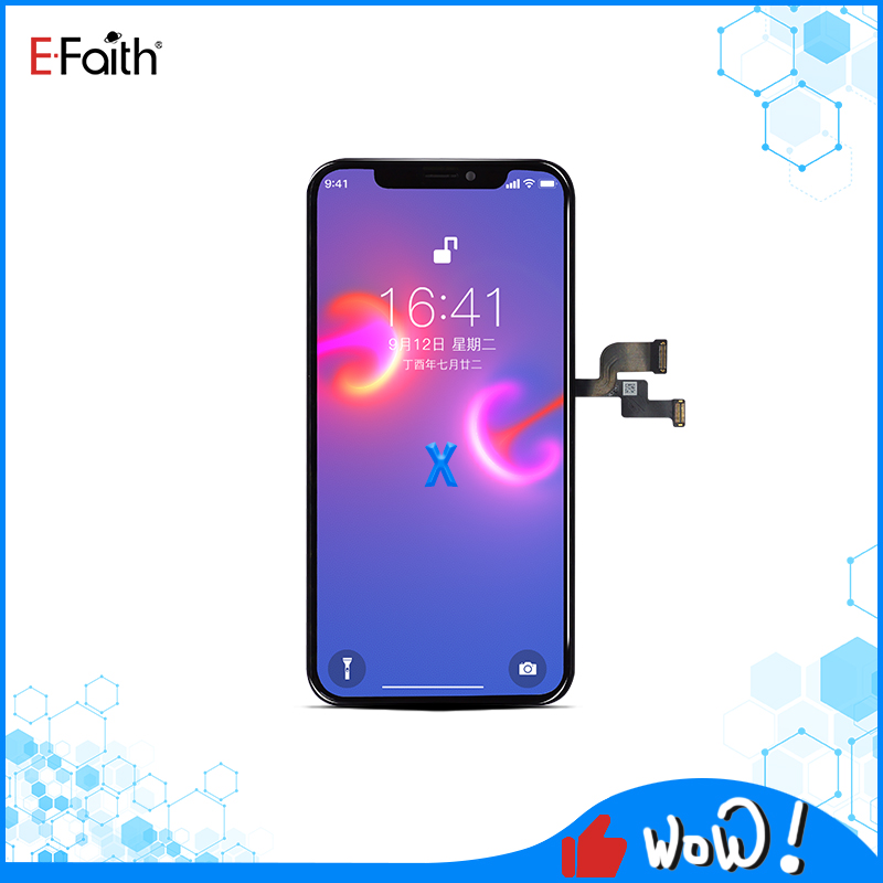 

EFaith Incell High Quality LCD Display For iPhone X Touch Panel Digitizer Screen Assembly Replacement with free dhl