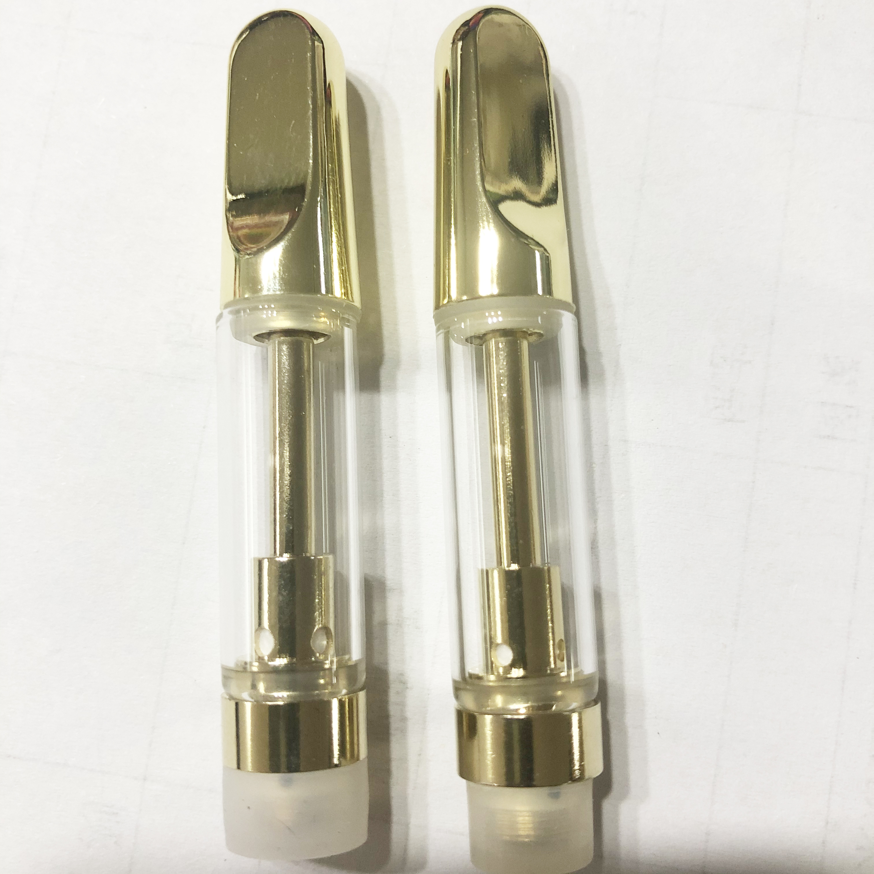 Gold Ceramic Coil Vape Cartridges Atomizer Empty Vapes Pen 510 Thread Cartridge Th205 1ML 0.8ML E-Cigarettes Vaping Carts Thick Oil Vaporizer Pens
Gold Ceramic Coil Vape Cartridges Atomizer Empty Vapes Pen 510 Thread Cartridge Th205 1ML 0.8ML E-Cigarettes Vaping Carts Thick Oil Vaporizer Pens