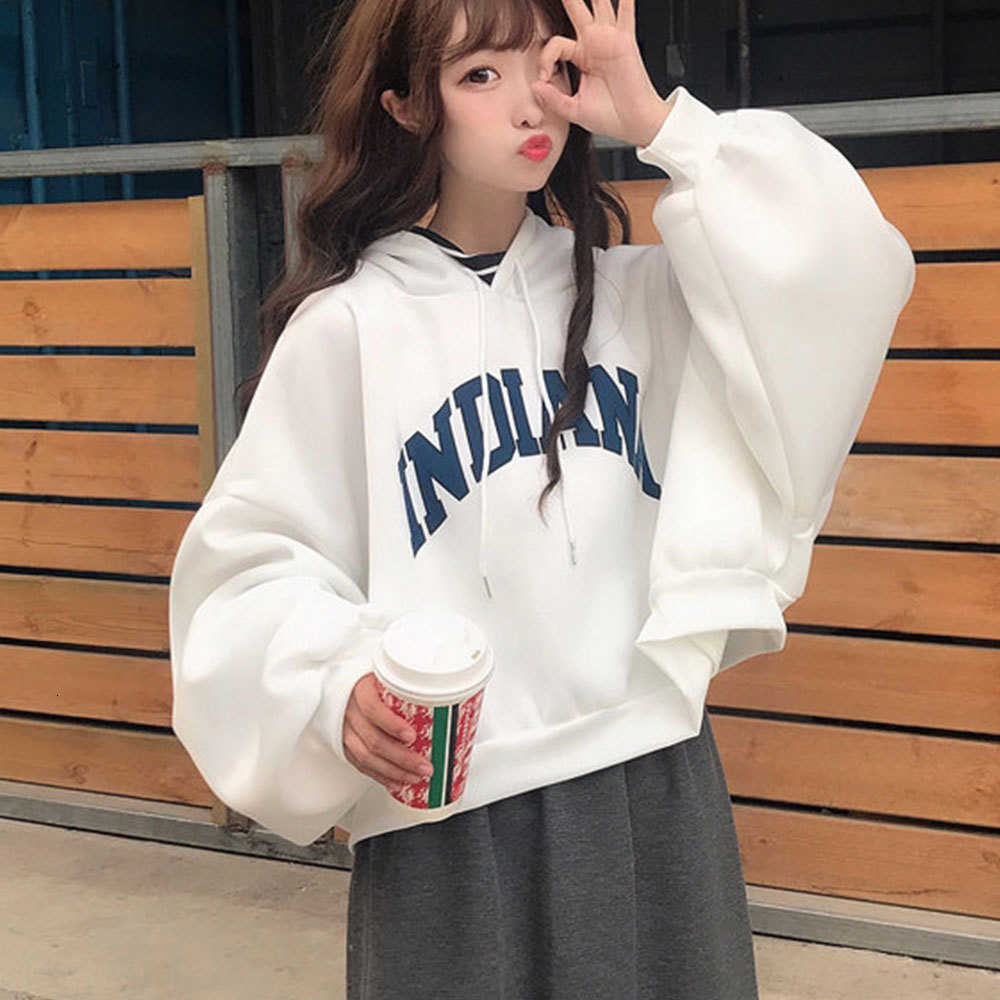 2021 New Women Winter Thick Loose Hoodies Batwing Sleeve Letter Print Oversized Sweatshirts Casual Warm Pullovers Streetwear Alv6, Black
2021 New Women Winter Thick Loose Hoodies Batwing Sleeve Letter Print Oversized Sweatshirts Casual Warm Pullovers Streetwear Alv6, Black
